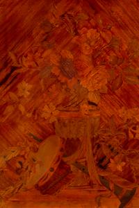 A Louis XV/XVI Transitional Style Gilt-Bronze-Mounted Marquetry Mueble d'Appui — ALBERT GOUMAIN, PARIS, LATE 19TH CENTURY