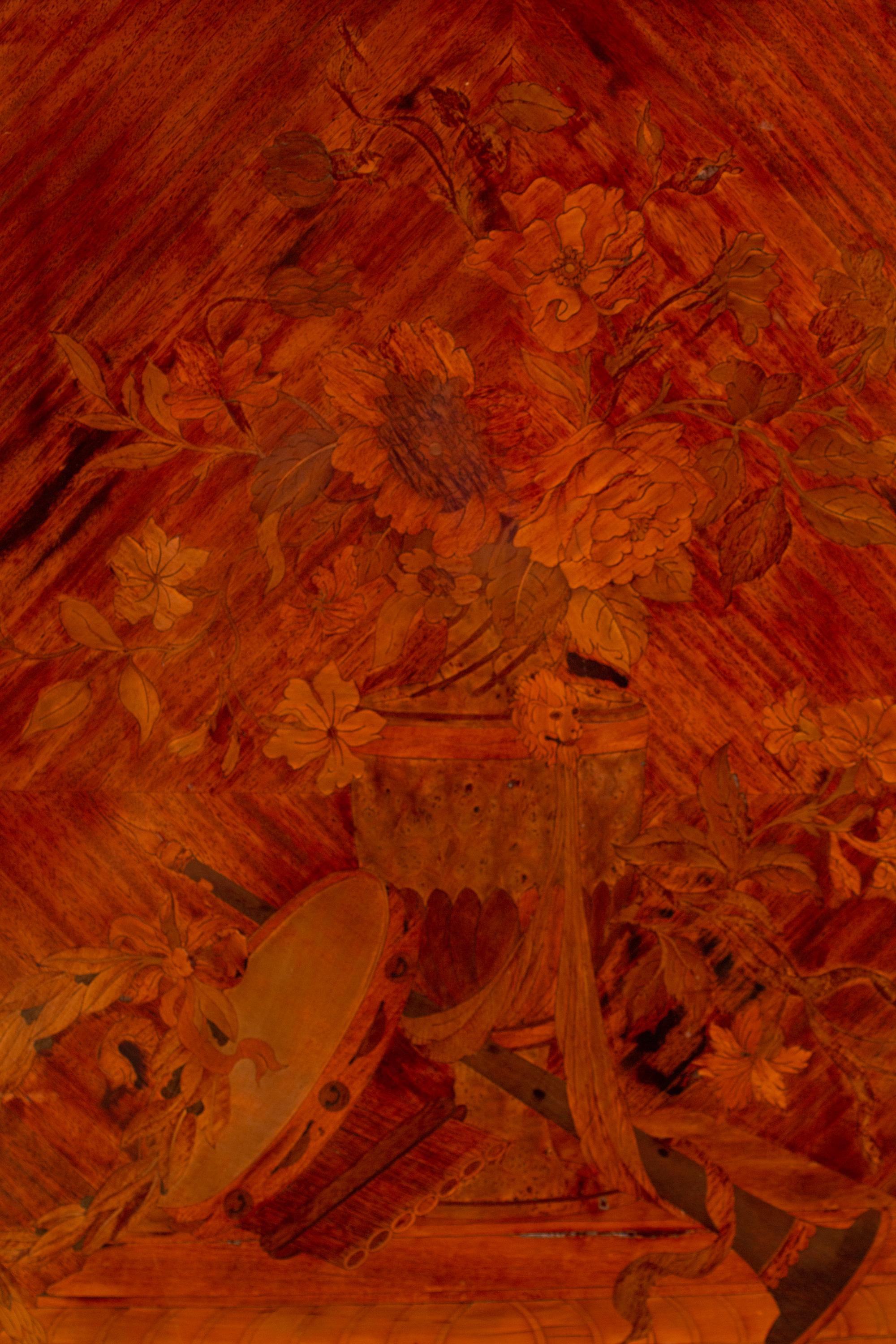 A Louis XV/XVI Transitional Style Gilt-Bronze-Mounted Marquetry Mueble d'Appui — ALBERT GOUMAIN, PARIS, LATE 19TH CENTURY