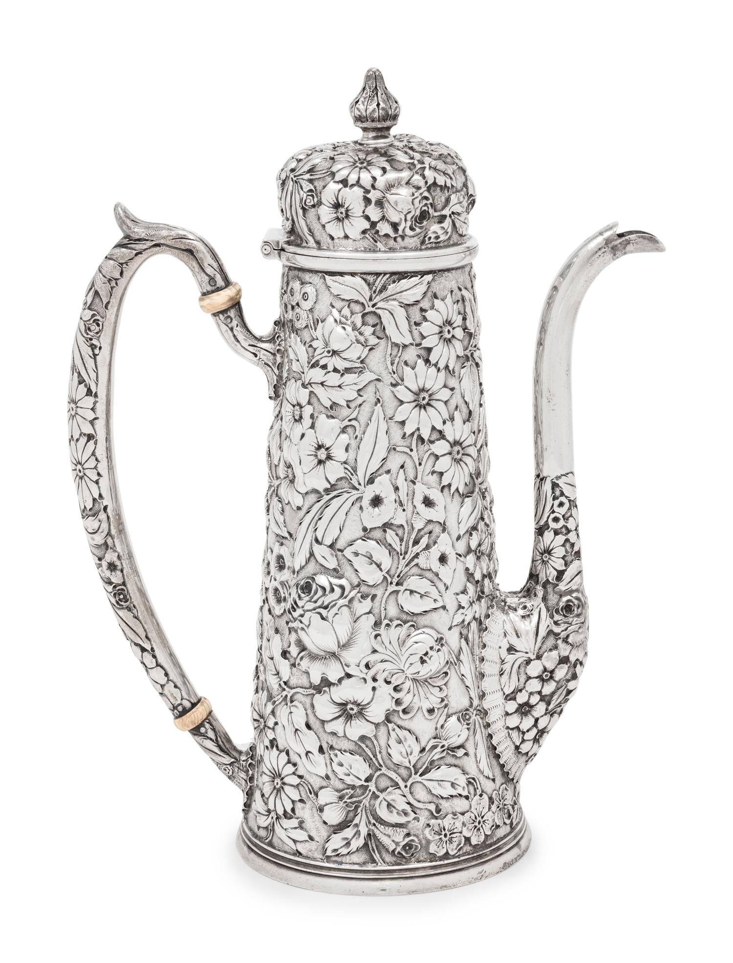 An American Silver Coffee Pot