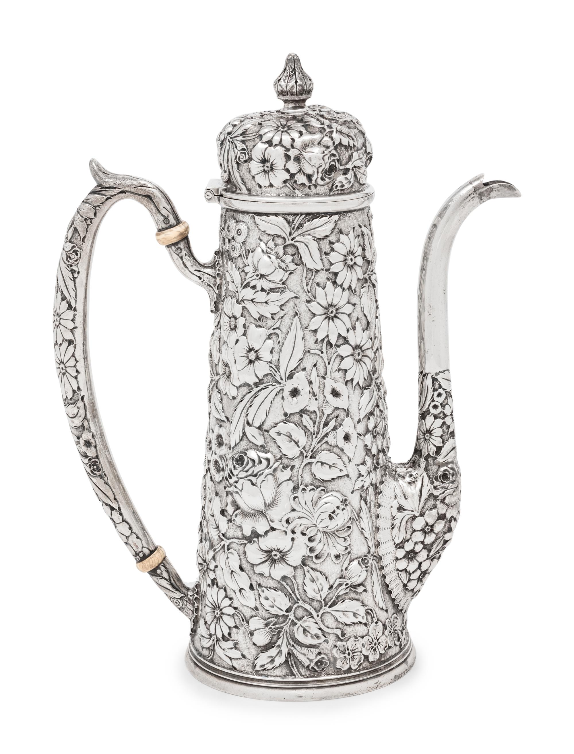 An American Silver Coffee Pot