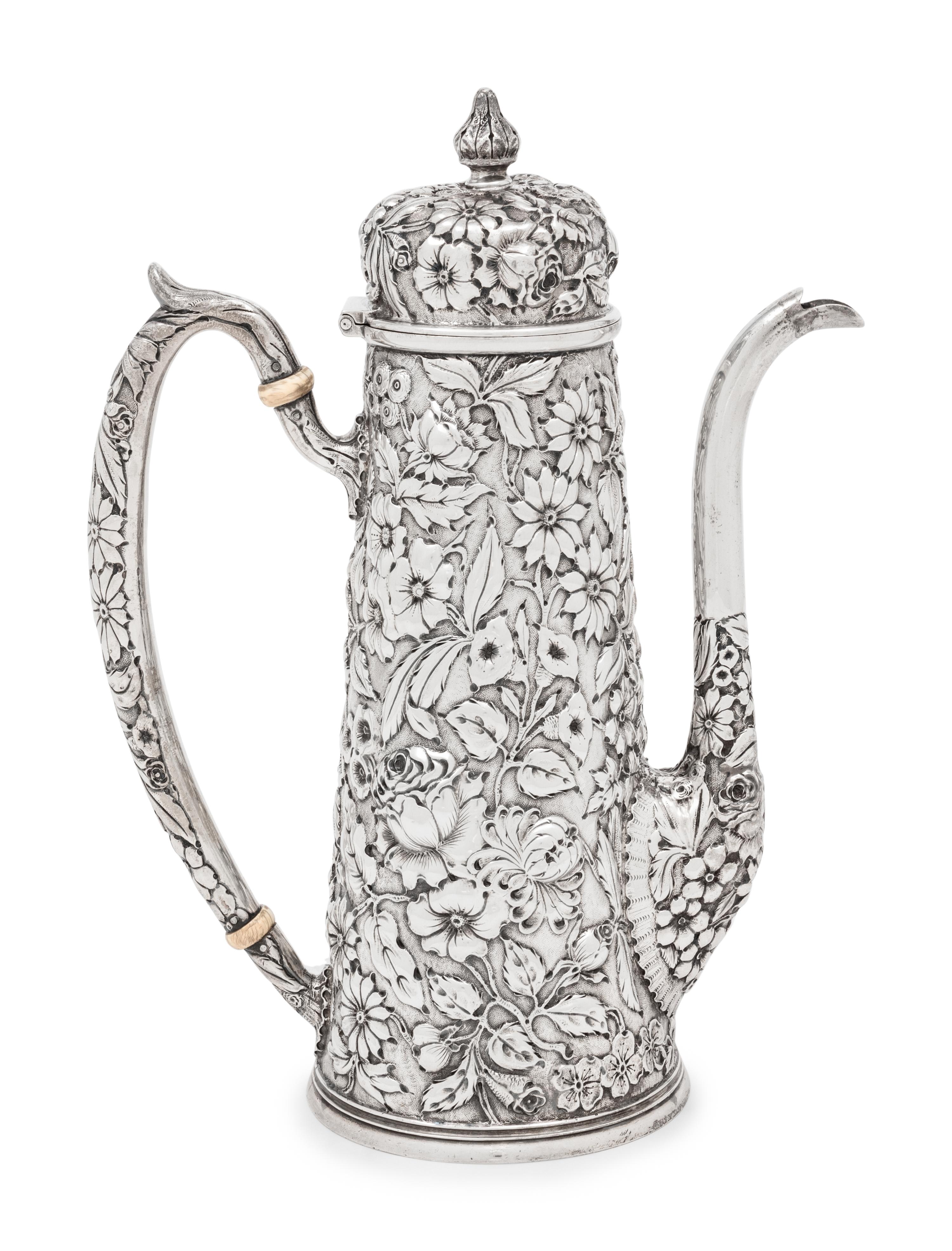 An American Silver Coffee Pot