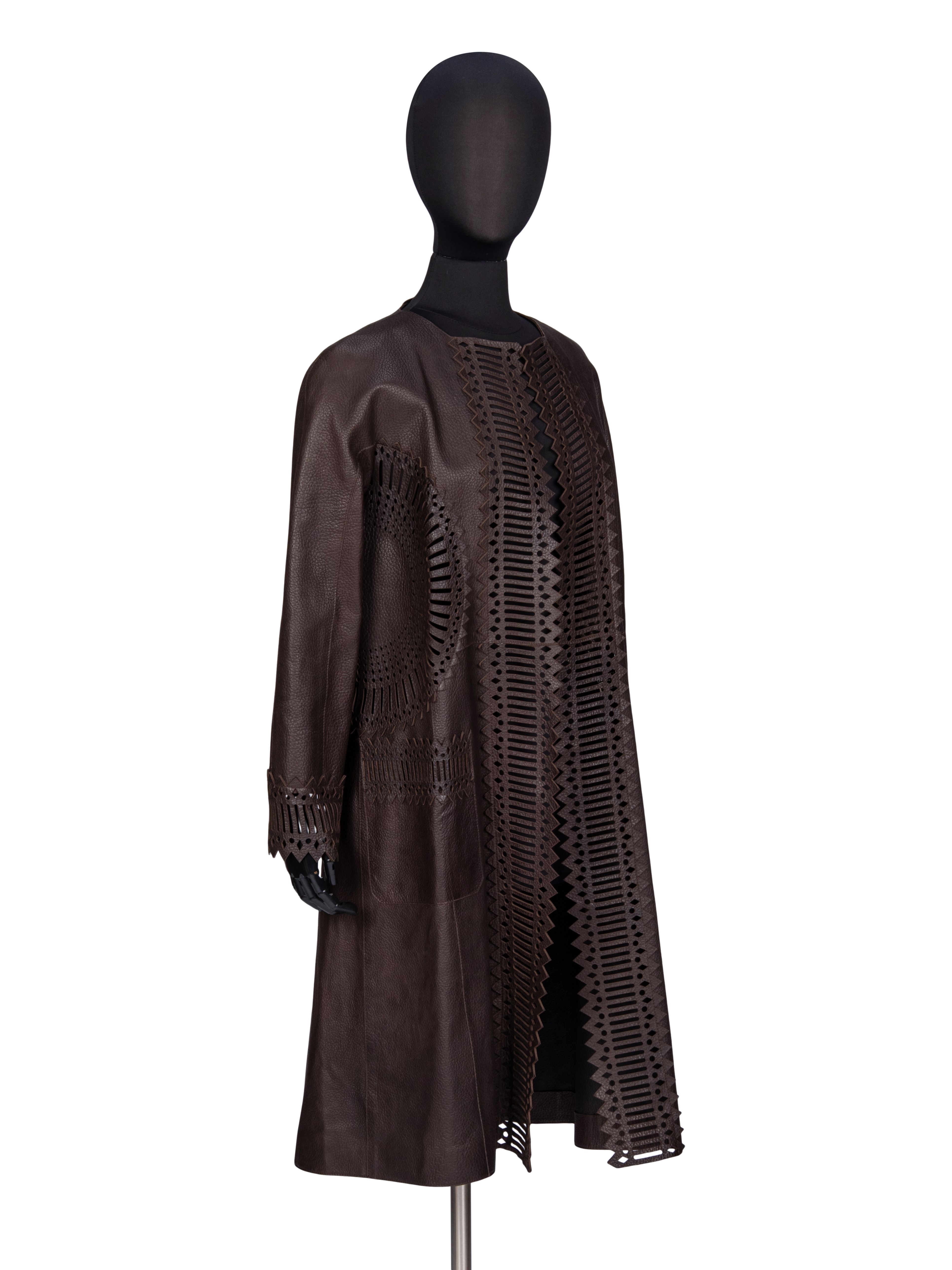 Gianfranco Ferre, Laser-Cut Leather Jacket | Freeman's