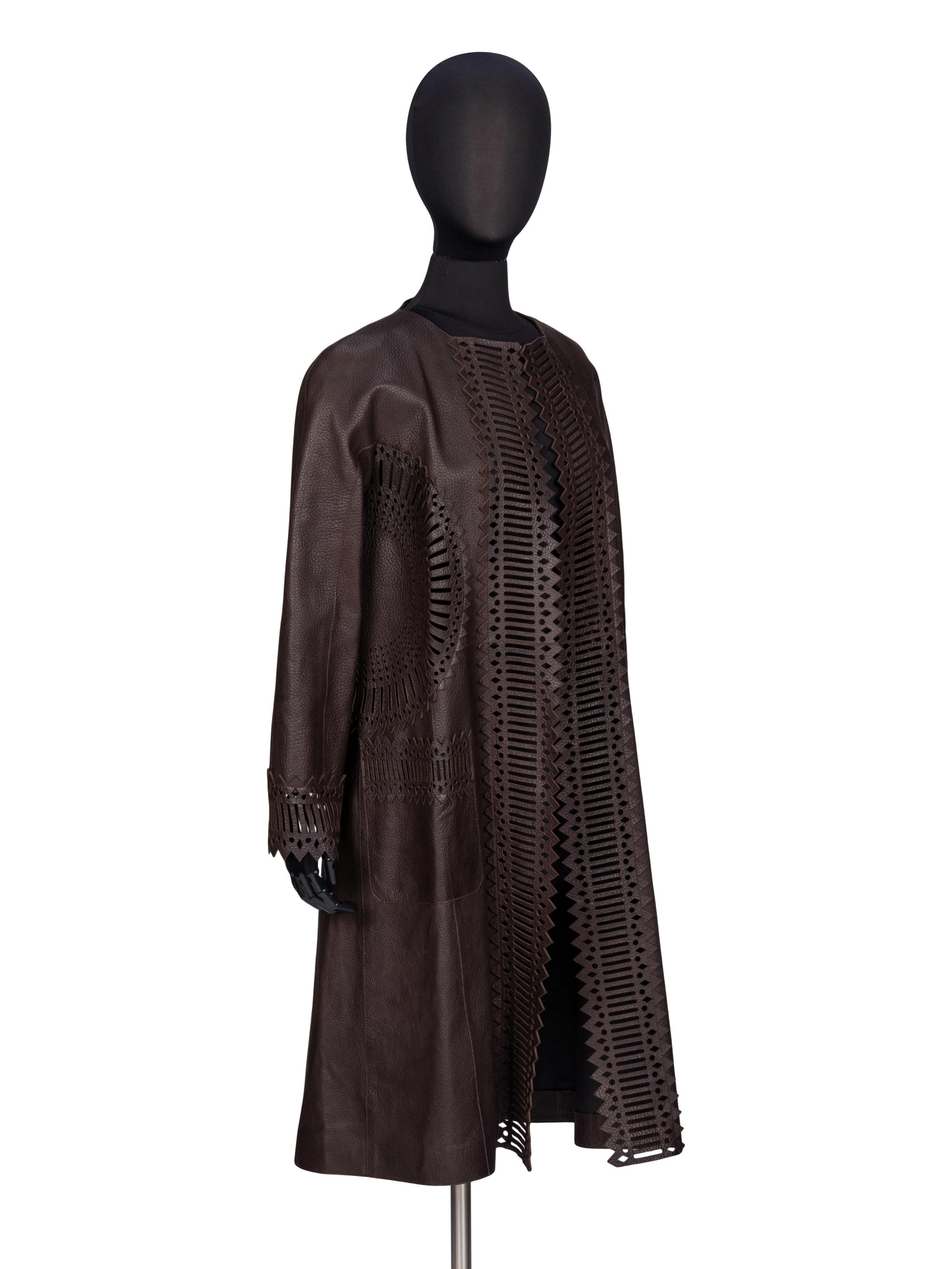 Gianfranco Ferre, Laser-Cut Leather Jacket
