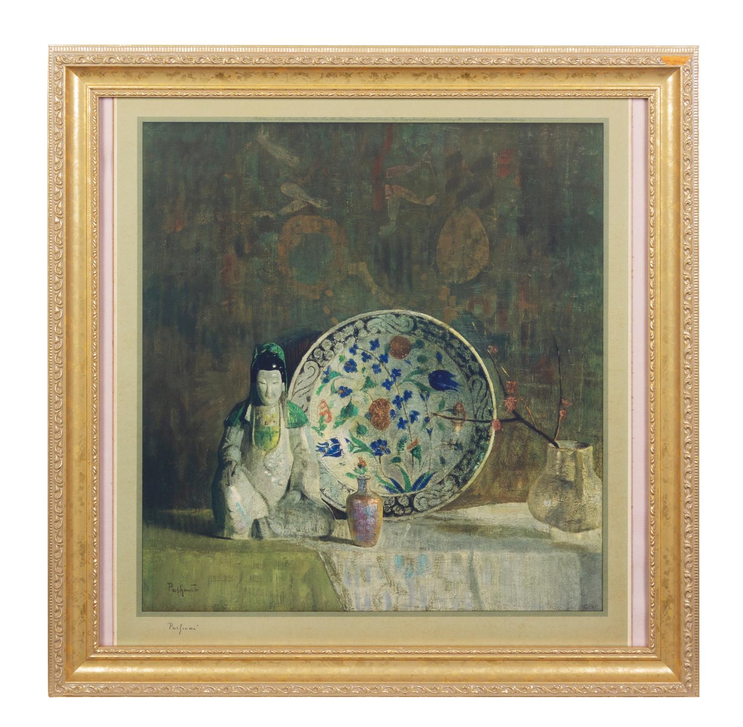 Hovsep Pushman, American 1877-1966, Sultanabad Plate
