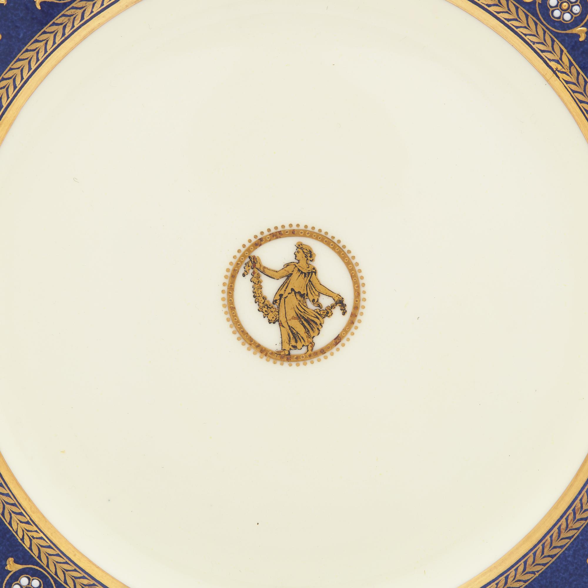 A Set of Twelve Wedgwood Porcelain Dinner Plates