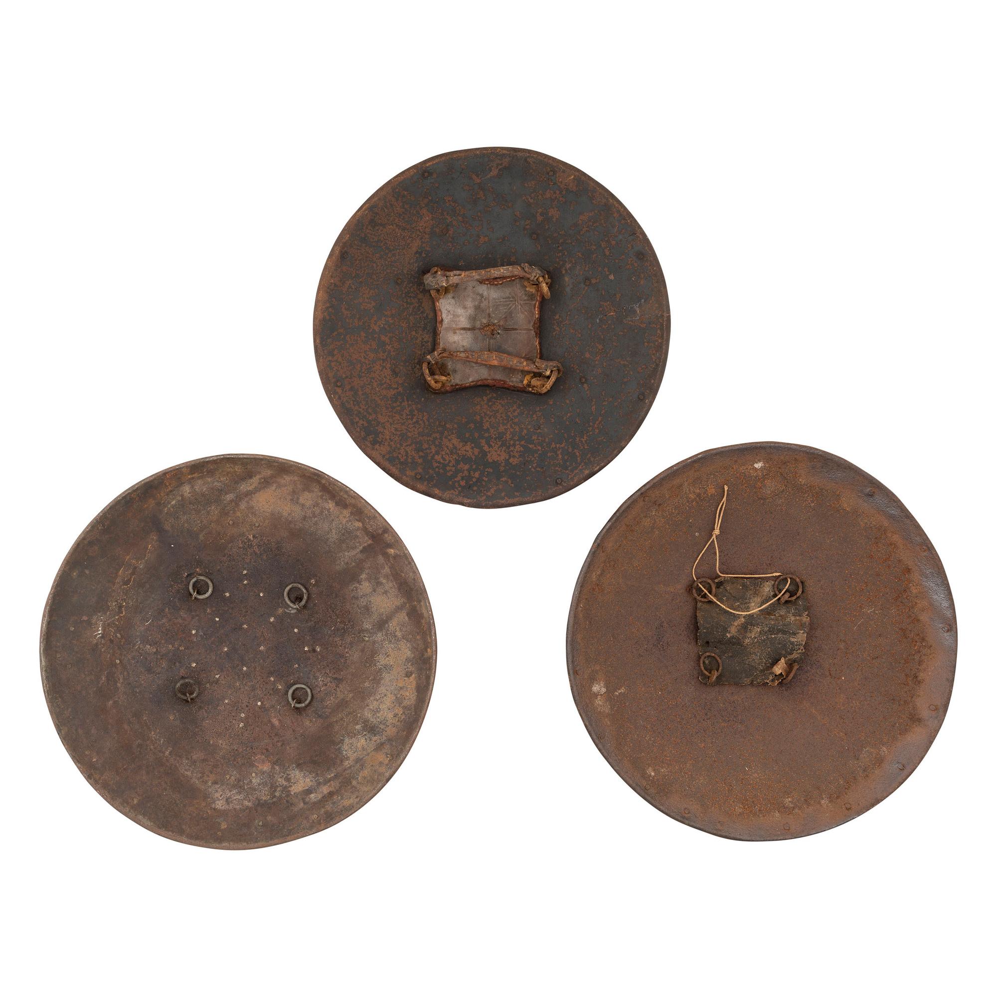 Lot of 18th/19th Century Indo-Persian Dhal or Separ Shields