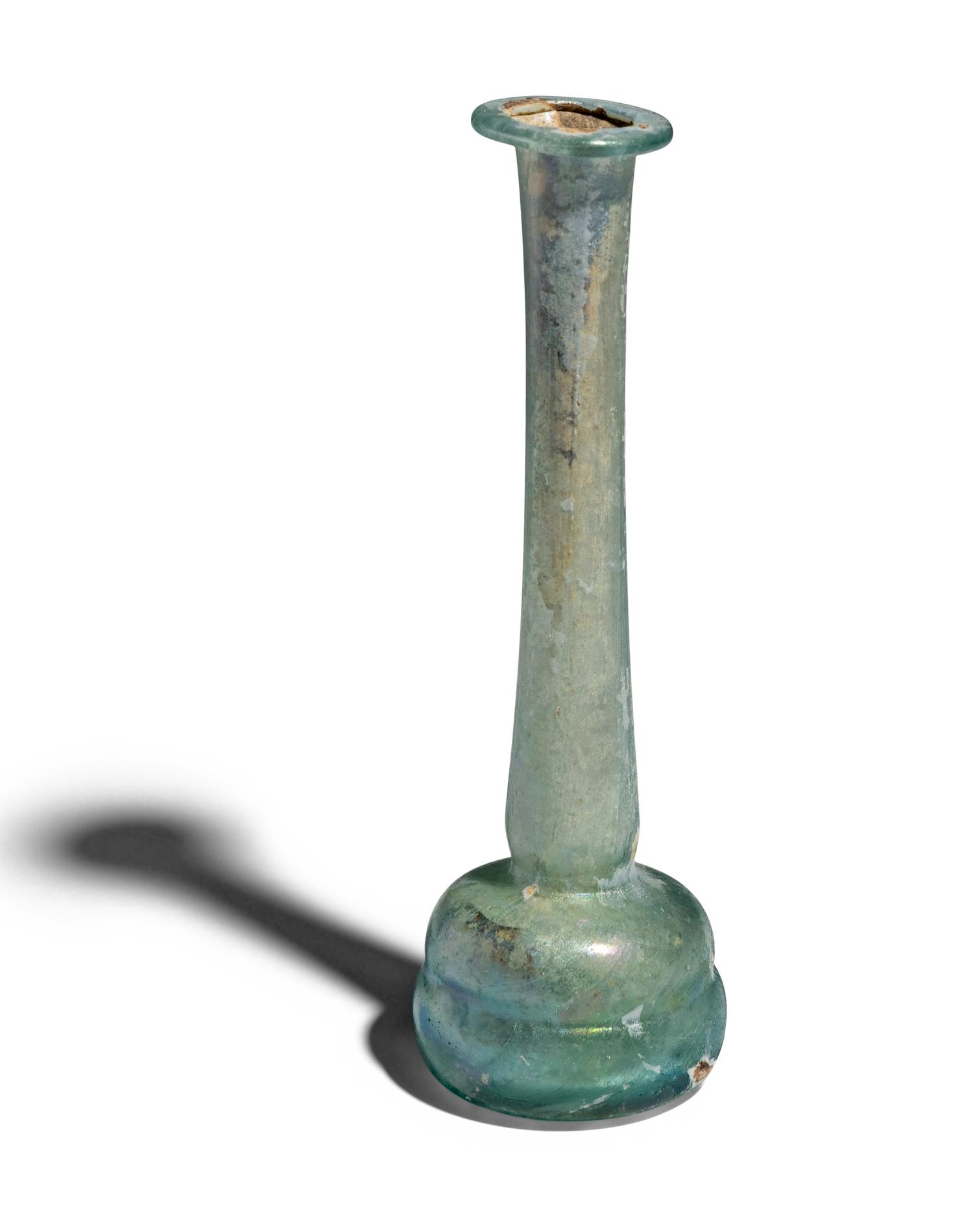 A Roman Glass Unguentarium