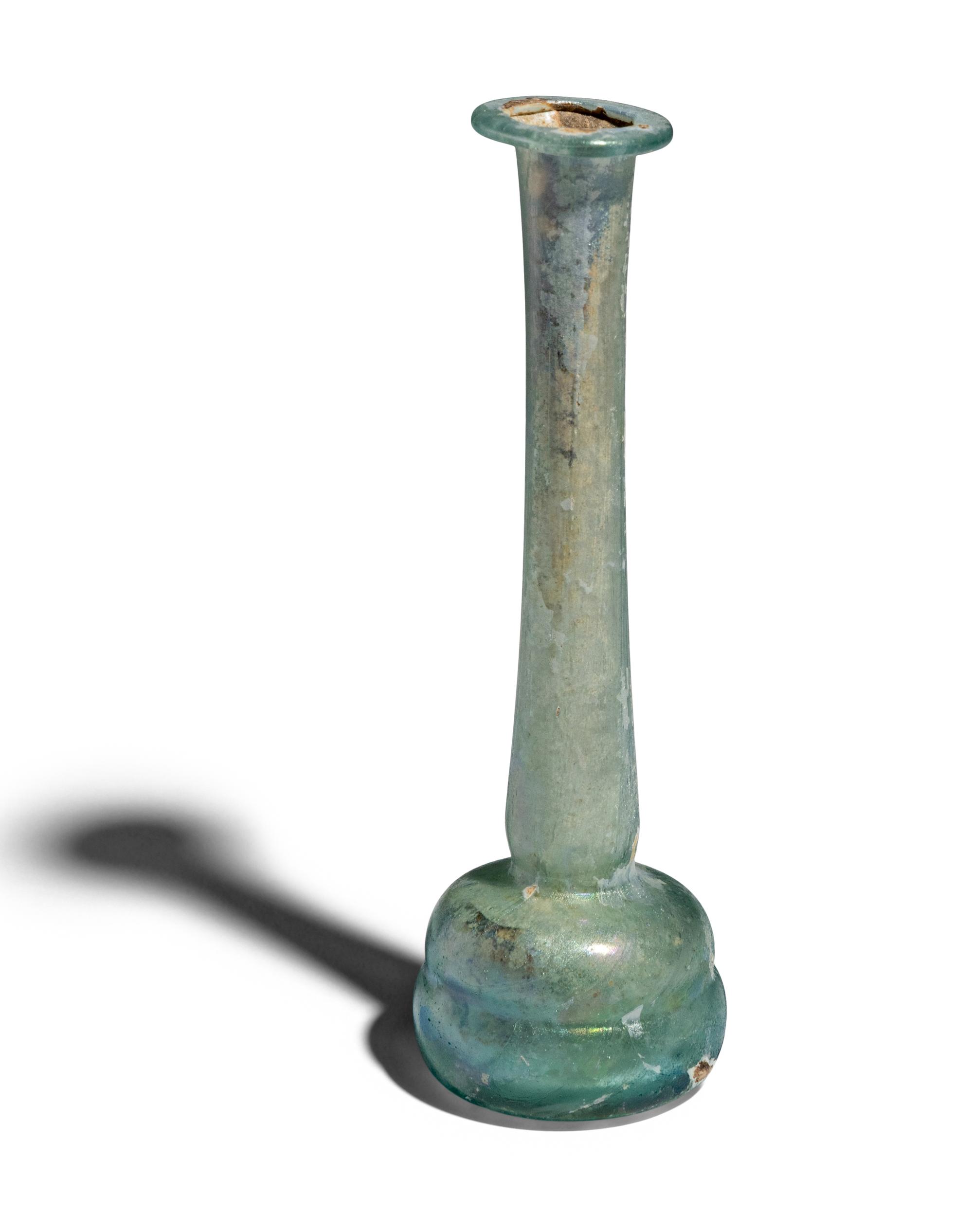 A Roman Glass Unguentarium