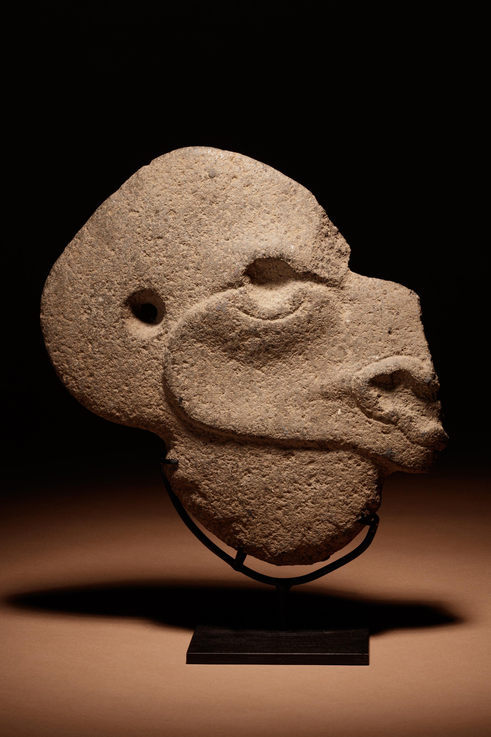 A Veracruz Stone Deer Headed Hacha