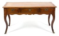 A Louis XV Style Bureau Plat Height 30 x width 54 x depth 30 inches. — 19TH CENTURY