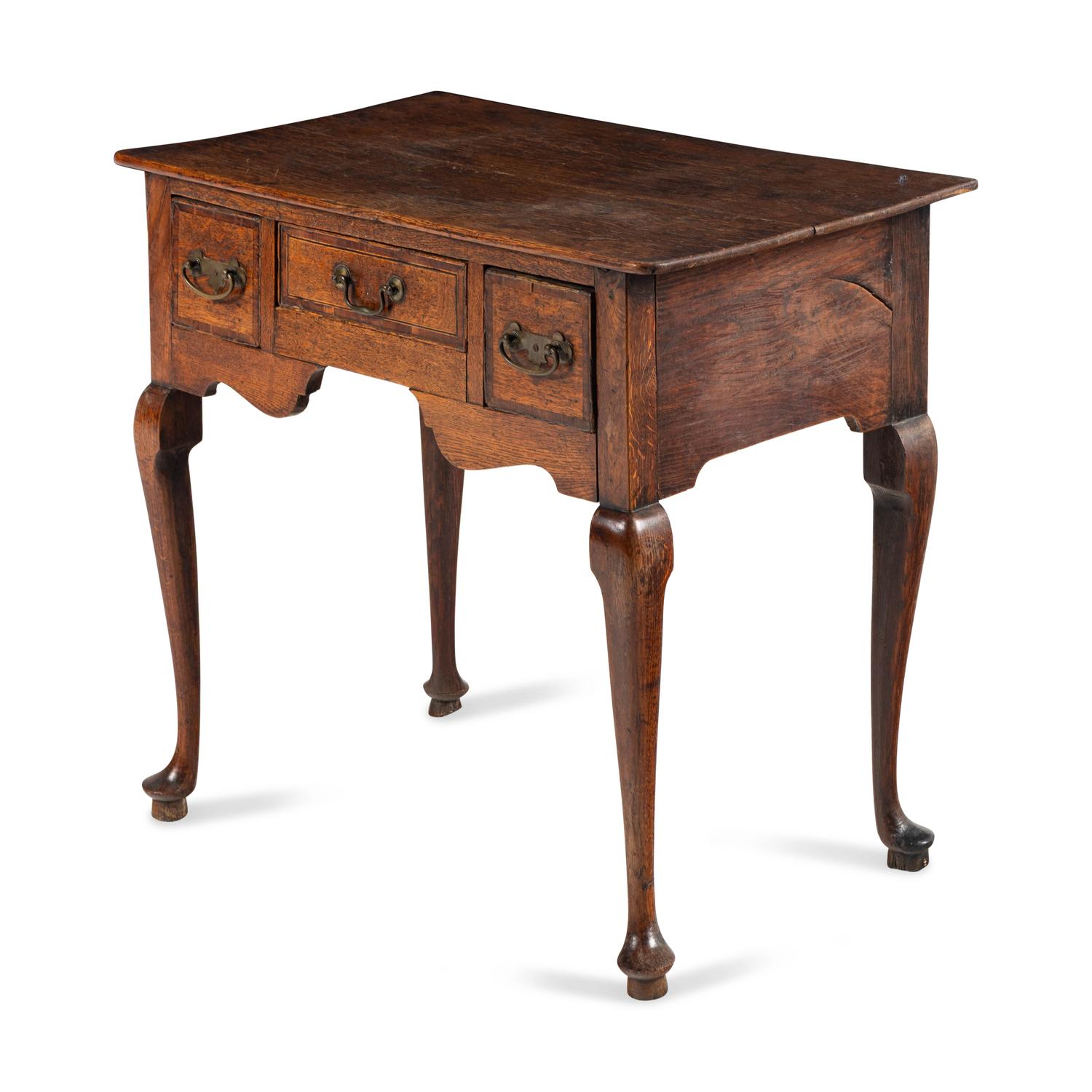 A Queen Anne Oak Dressing Table