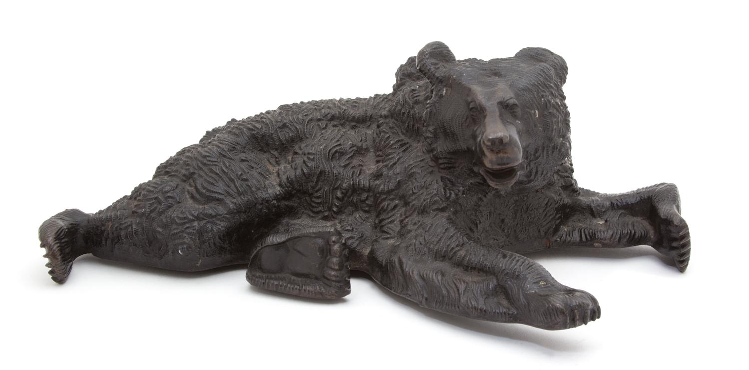 Nikolai Lieberich, (Russian, 1828-1883), Recumbent Bear