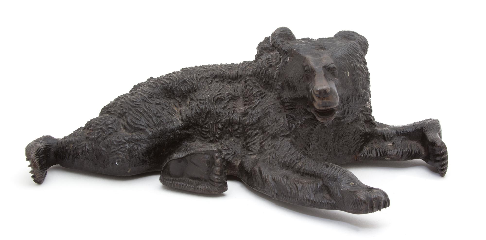 Nikolai Lieberich, (Russian, 1828-1883), Recumbent Bear