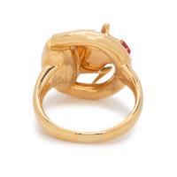 GUCCI, GEMSTONE AND DIAMOND BEETLE RING