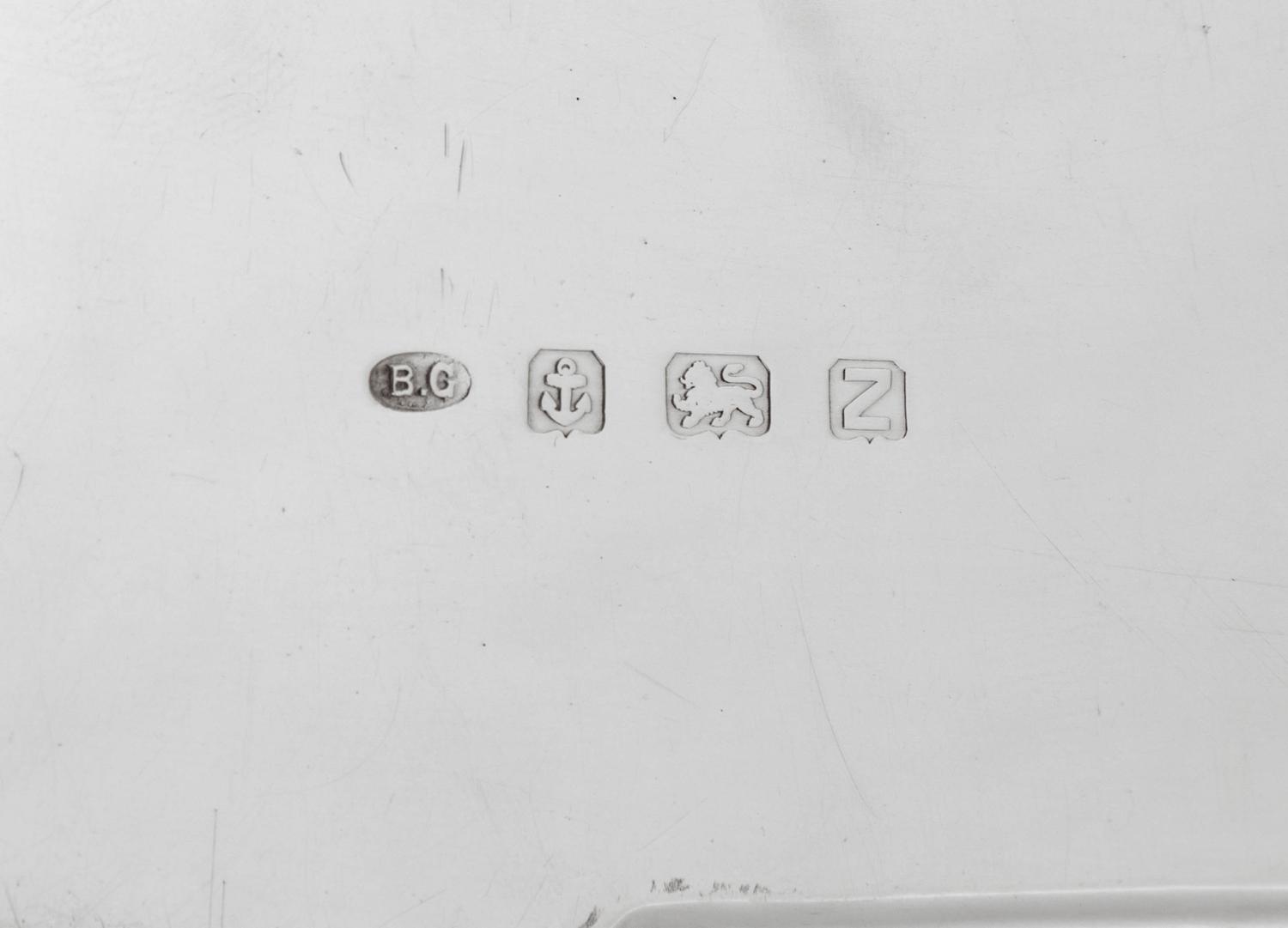 Two English Silver Table Articles