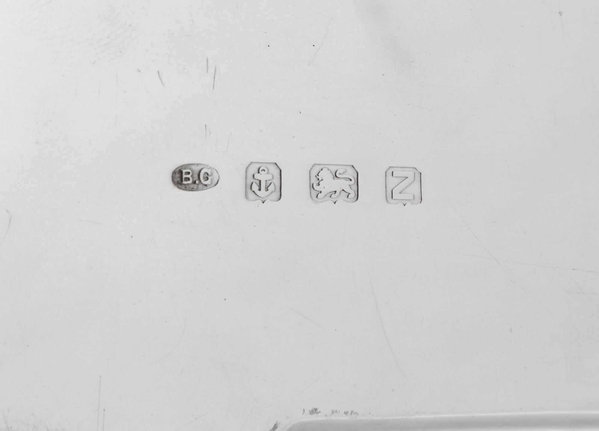 Two English Silver Table Articles