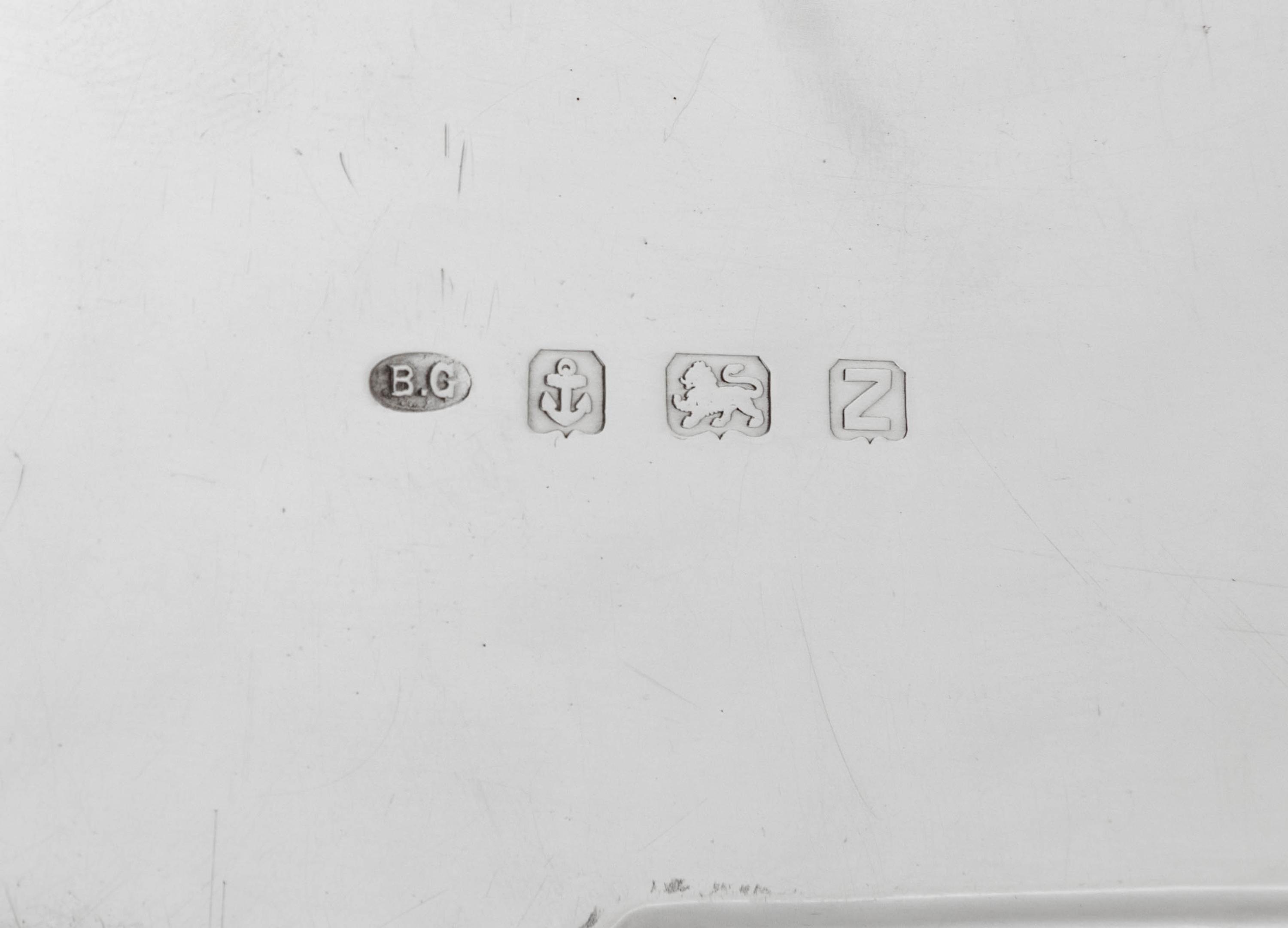 Two English Silver Table Articles
