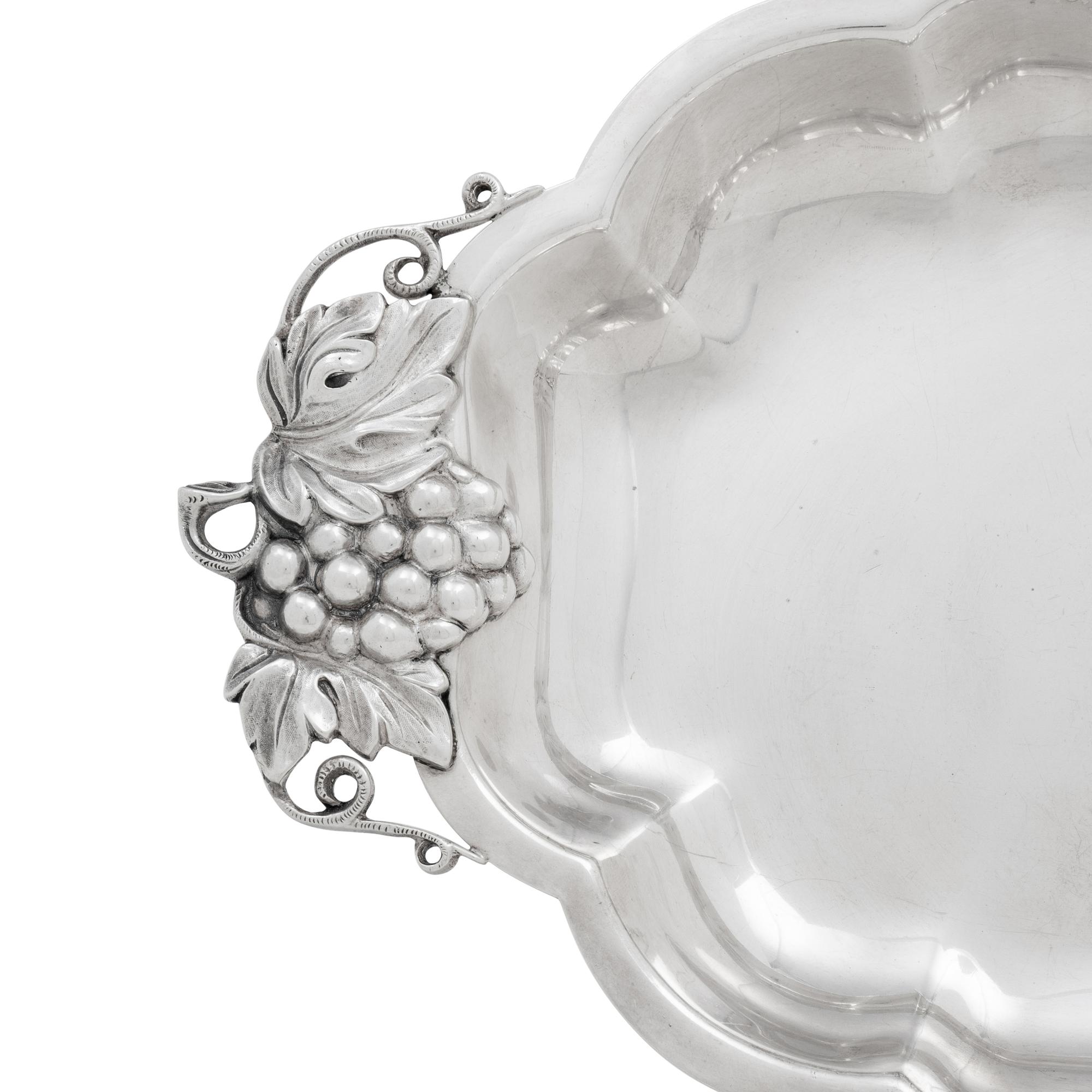 An American Silver Fruit Bowl