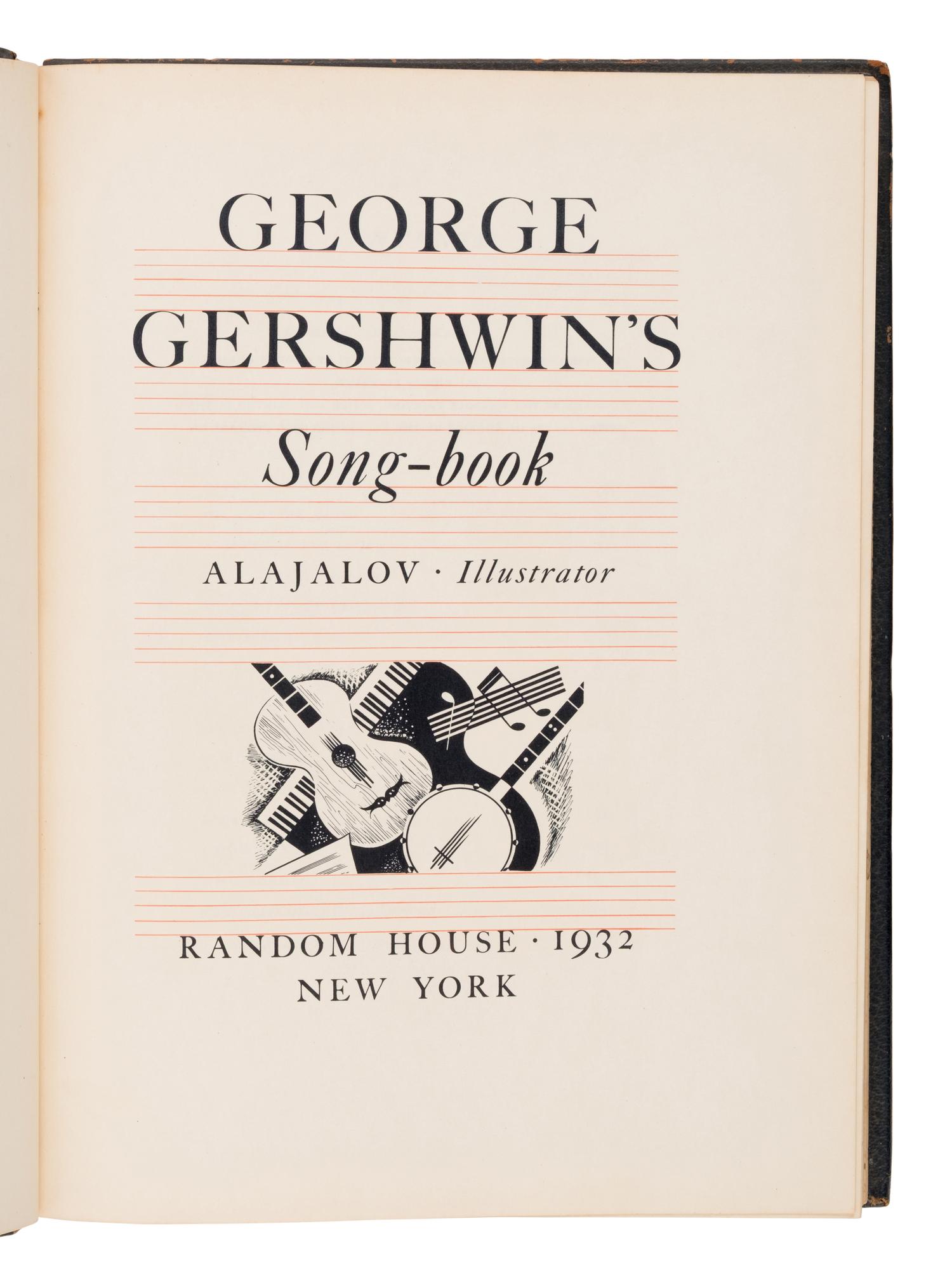Gershwin, George (1898-1937). George Gershwin’s Song-Book . New York: Random House, 1932.