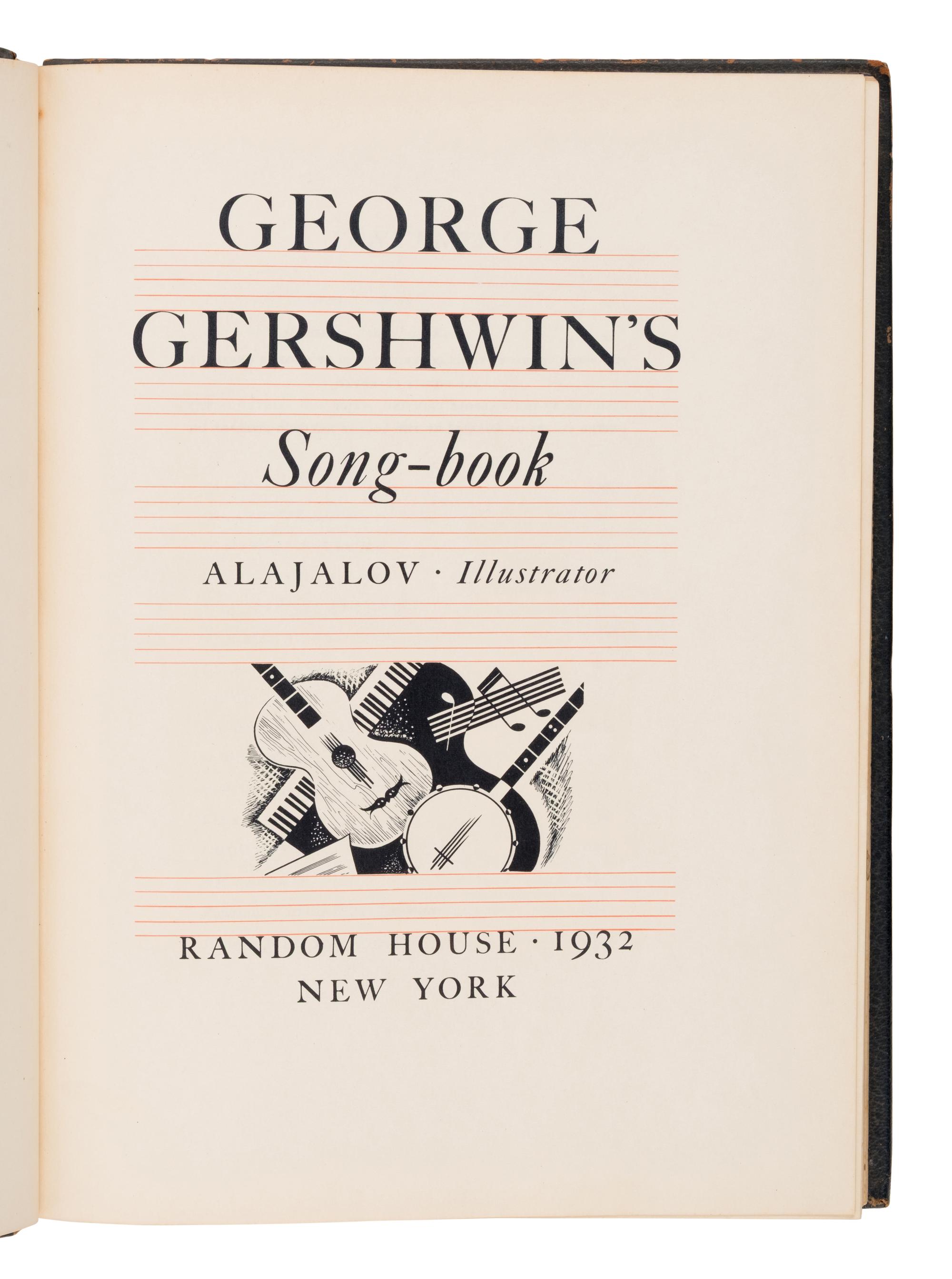 Gershwin, George (1898-1937). George Gershwin’s Song-Book . New York: Random House, 1932.