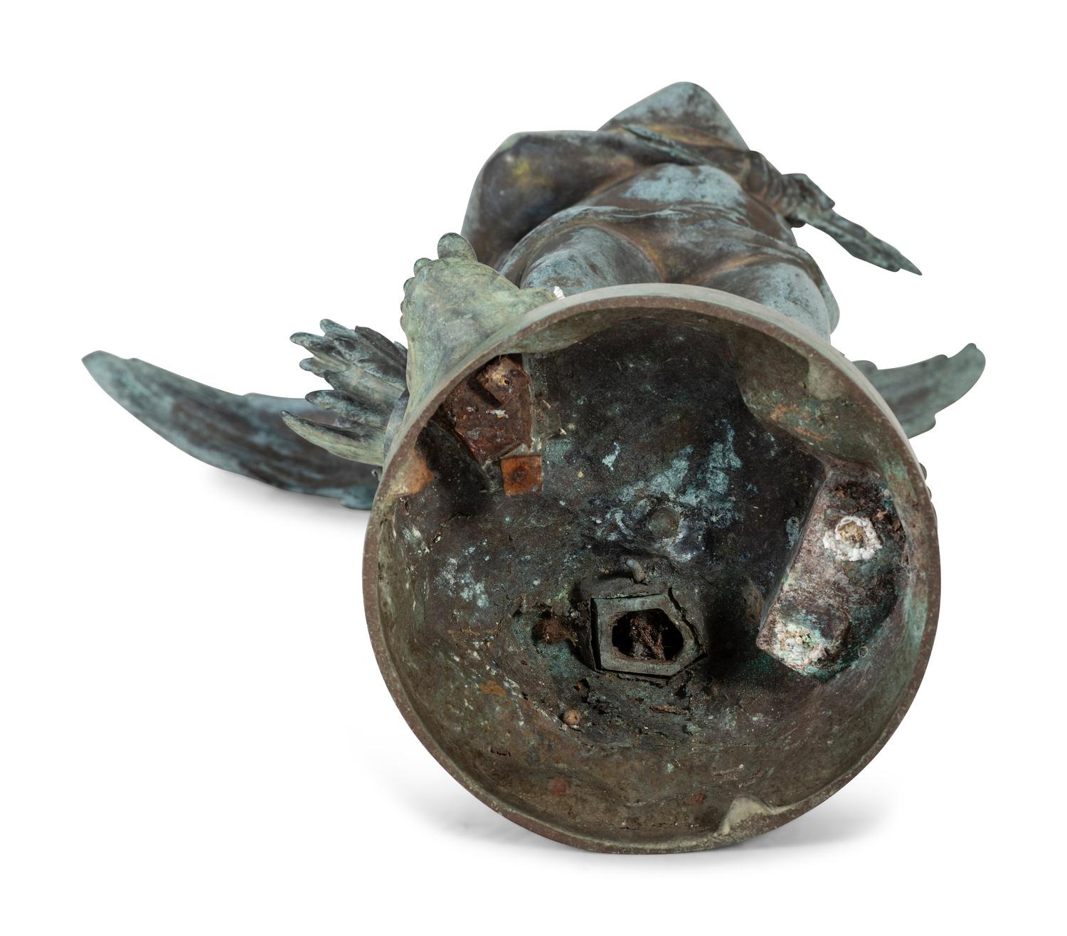 A Bronze Cupid Sculpture, After Auguste Moreau (French, 1834-1917)