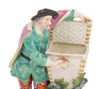 A Pair of Chelsea Porcelain Figures