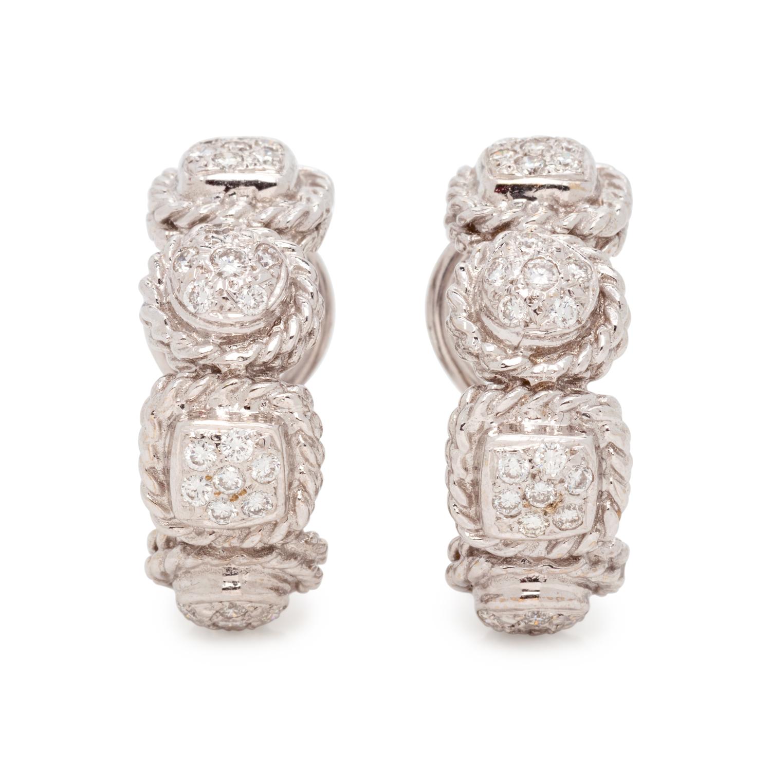 CASSIS, DIAMOND EARCLIPS
