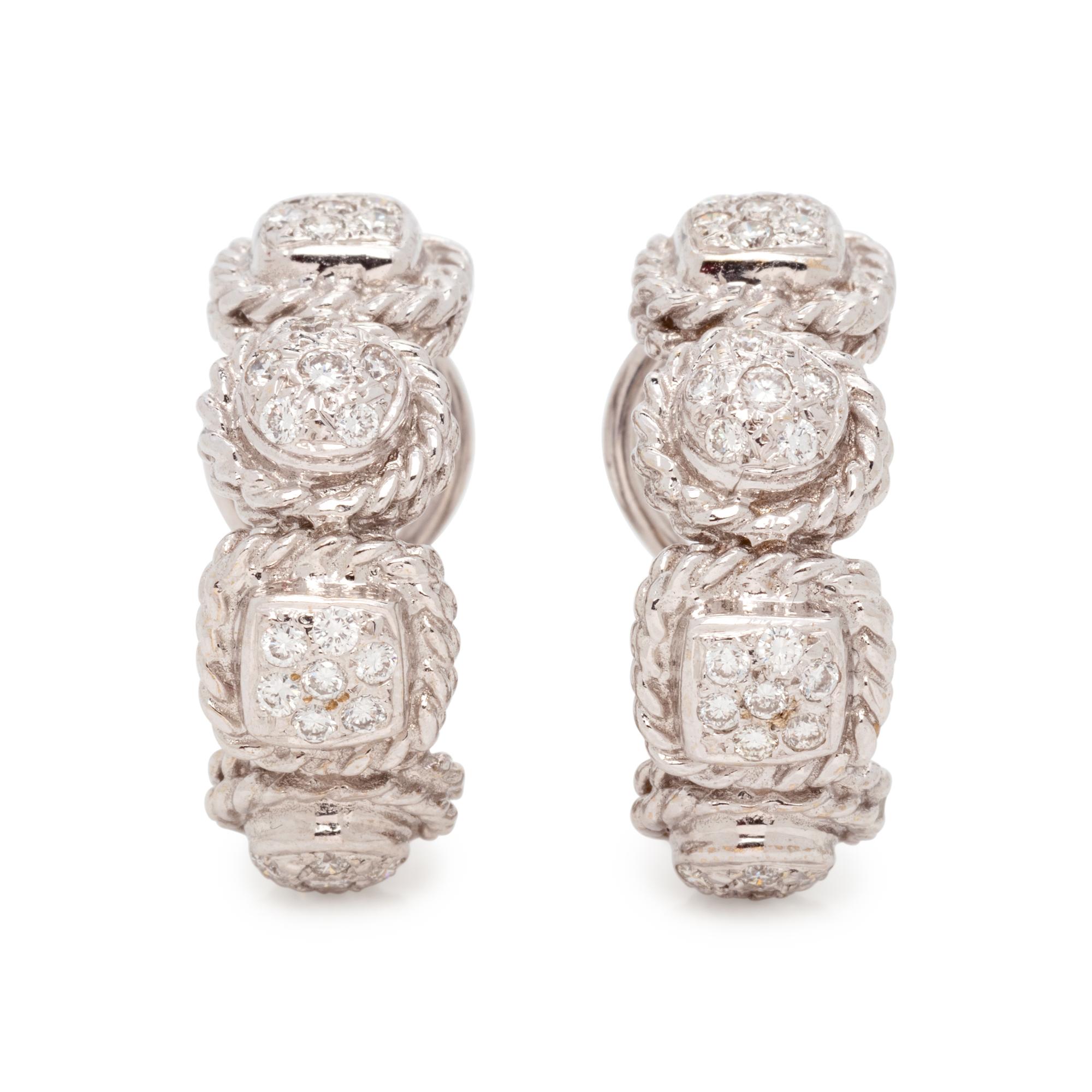 CASSIS, DIAMOND EARCLIPS