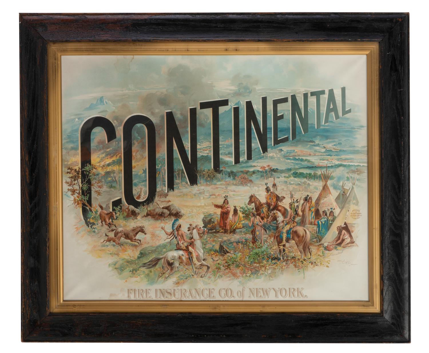 A Continental Fire Insurance Co., New York Advertisement