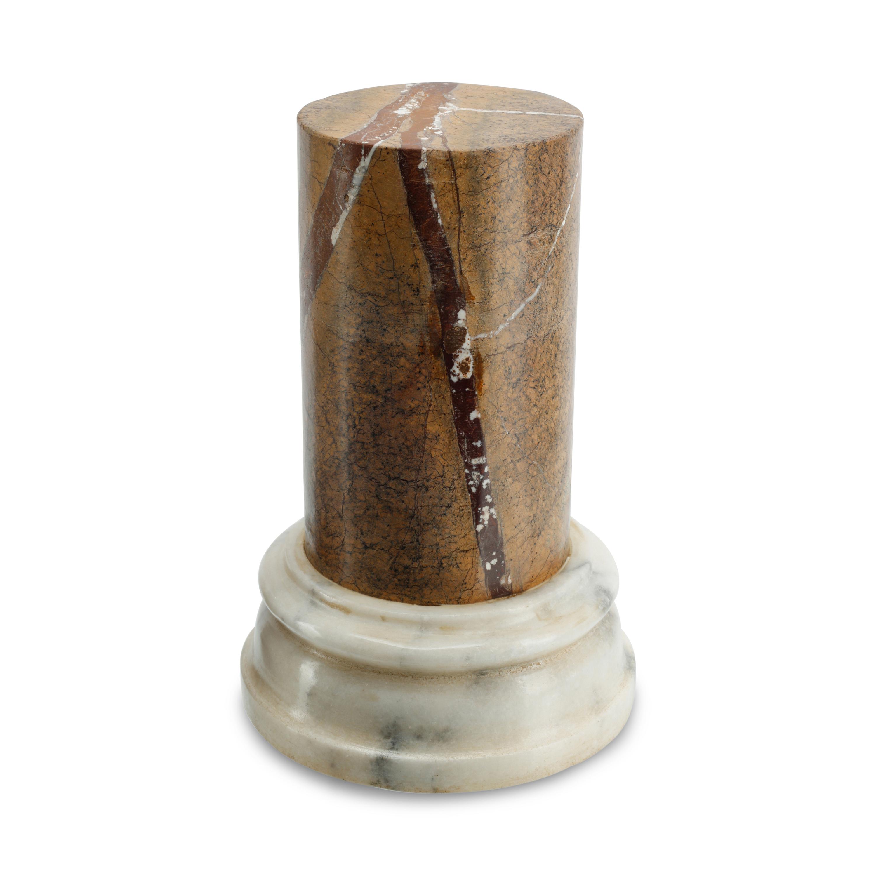 A Group of Italian Grand Tour Style Marble Miniature Columns