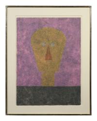 Cabeza Sobre Fondo Rosa (from 8 Aguafuertes), 1984