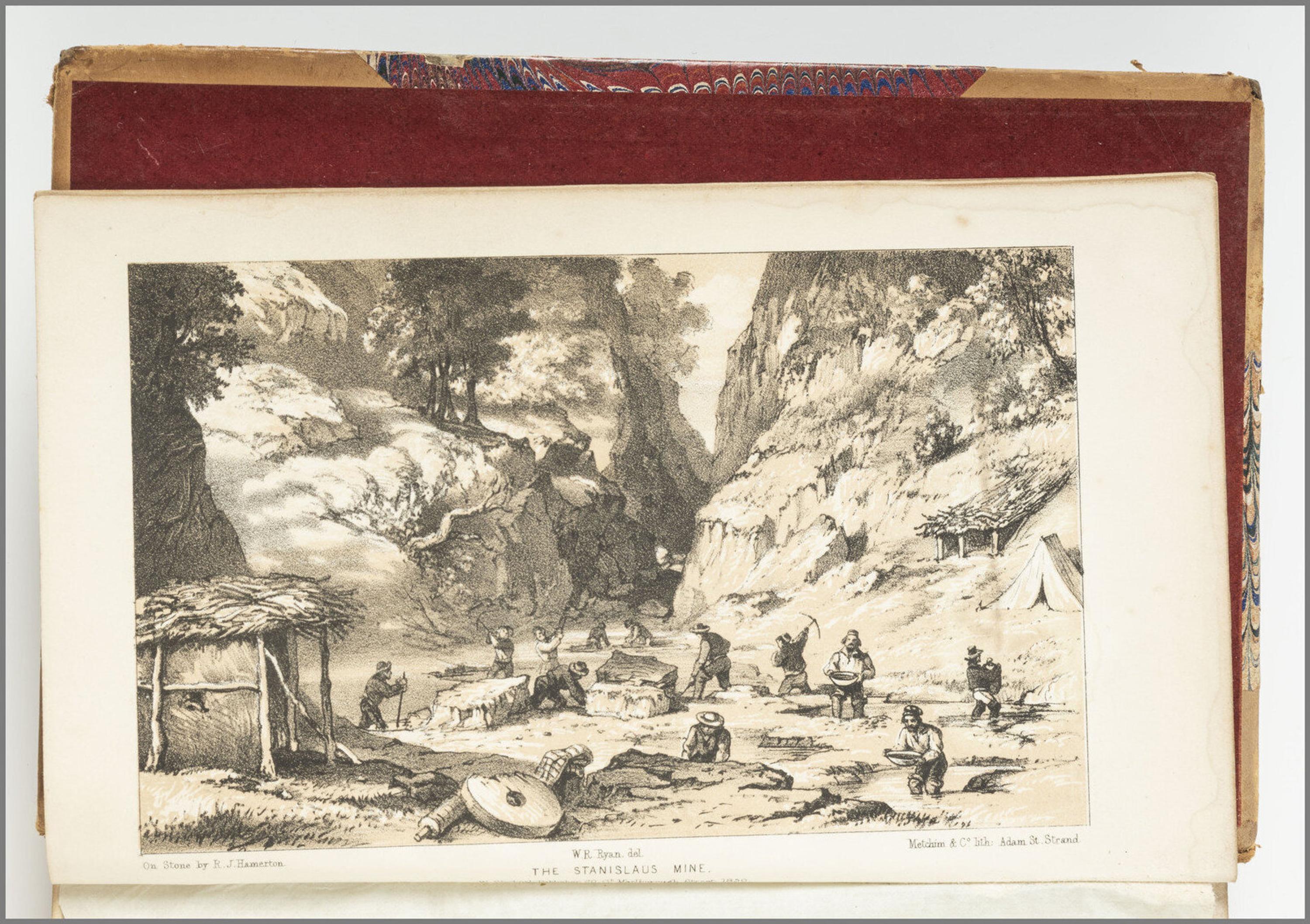 American Travel, Exploration & Expansion RYAN, William Redmond (1791-1855). Personal Adventures in Upper and Lower California, in 1848-9, with the author's experience at the mines . London: William Shoberl, 1850.