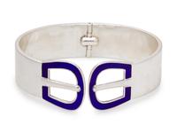 GUCCI, BELT MOTIF CUFF BRACELET