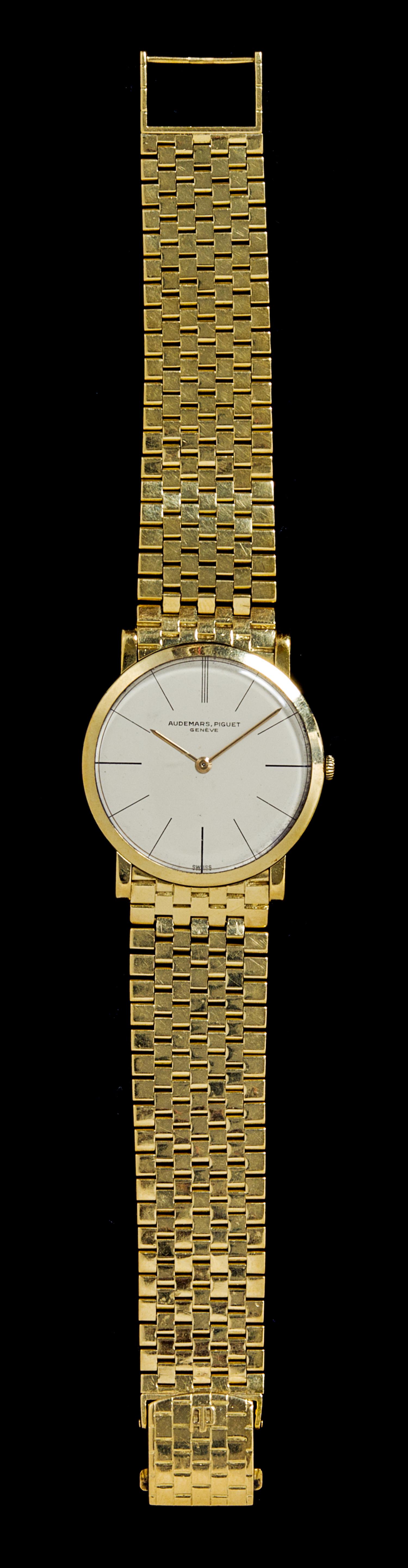 An 18 Karat Yellow Gold Wristwatch, Audemars Piguet,