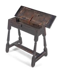 A Charles II Oak Joint Stool