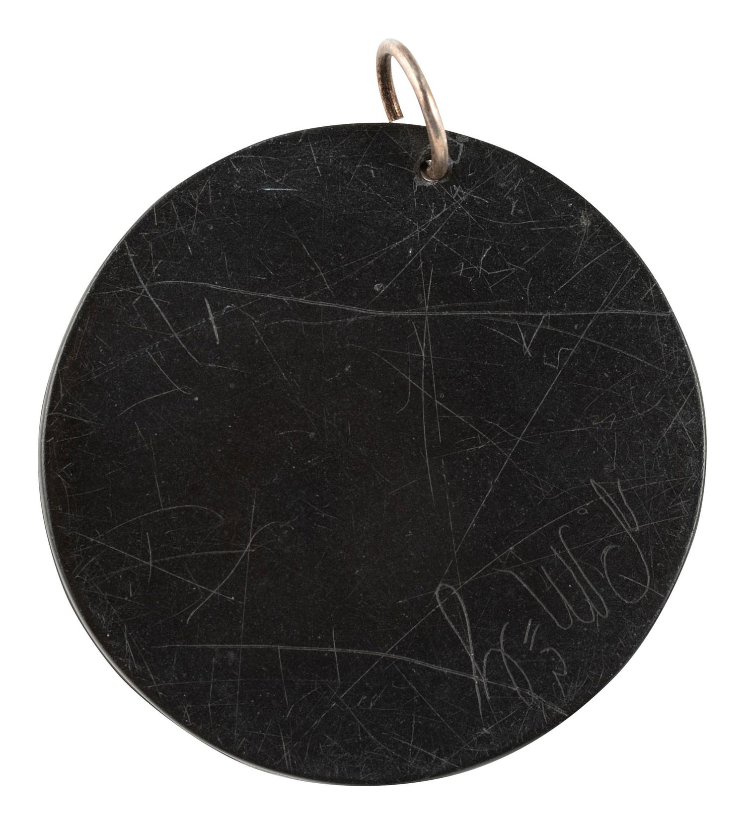Argillite Pendant, the Raven and Sun