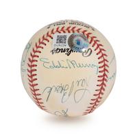 A 3,000 Hit Club Signed Autograph Baseball / 12 Signatures (Beckett Authentication Services Letter)