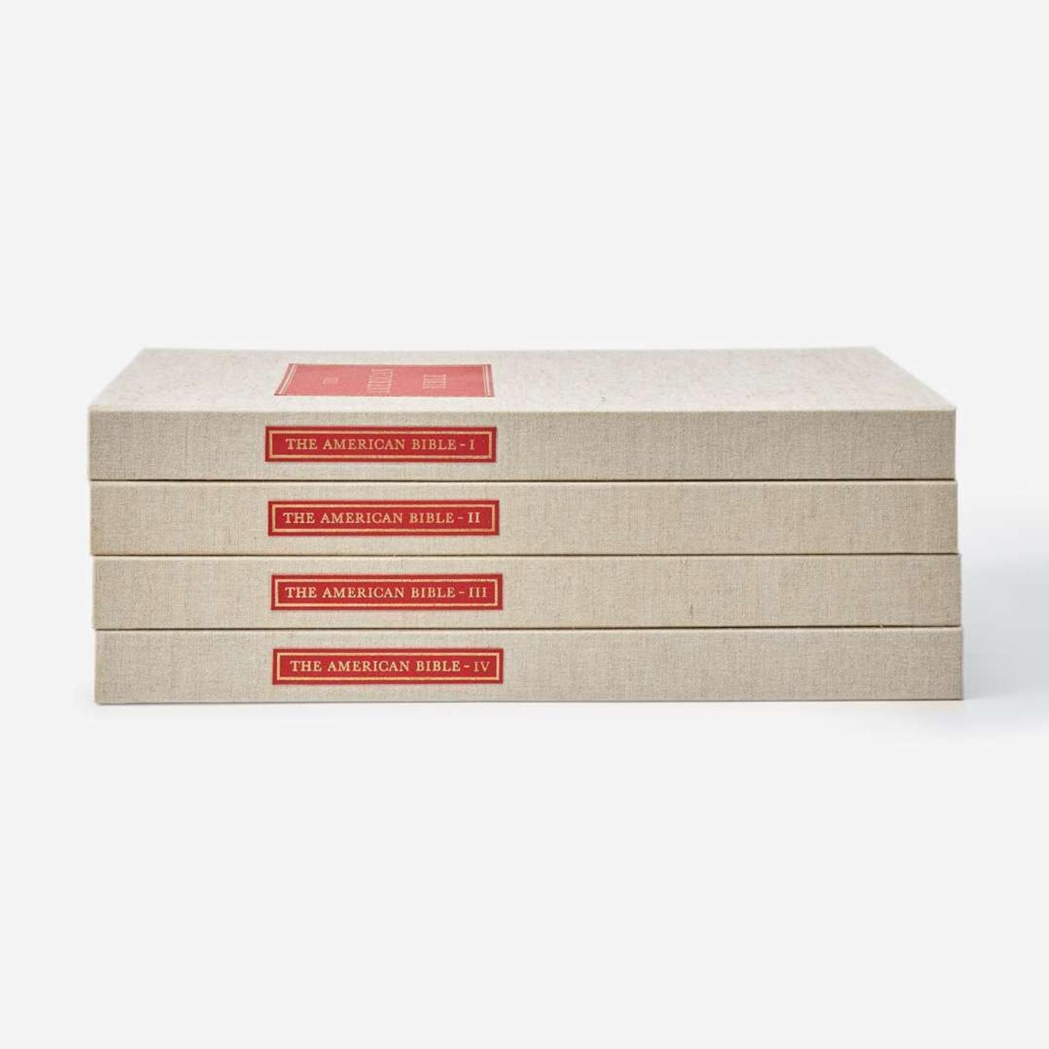 [Americana] (Zinman, Michael) The American Bible: Original Leaves from Rare and Historic Bibles...