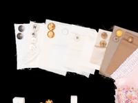 Collection of 73 Chanel Buttons, Fabric Swatches, and Ribbons, 1980-2010s