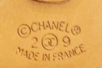 Iconic Chanel Black Quilted Gold-Tone Ear Clips