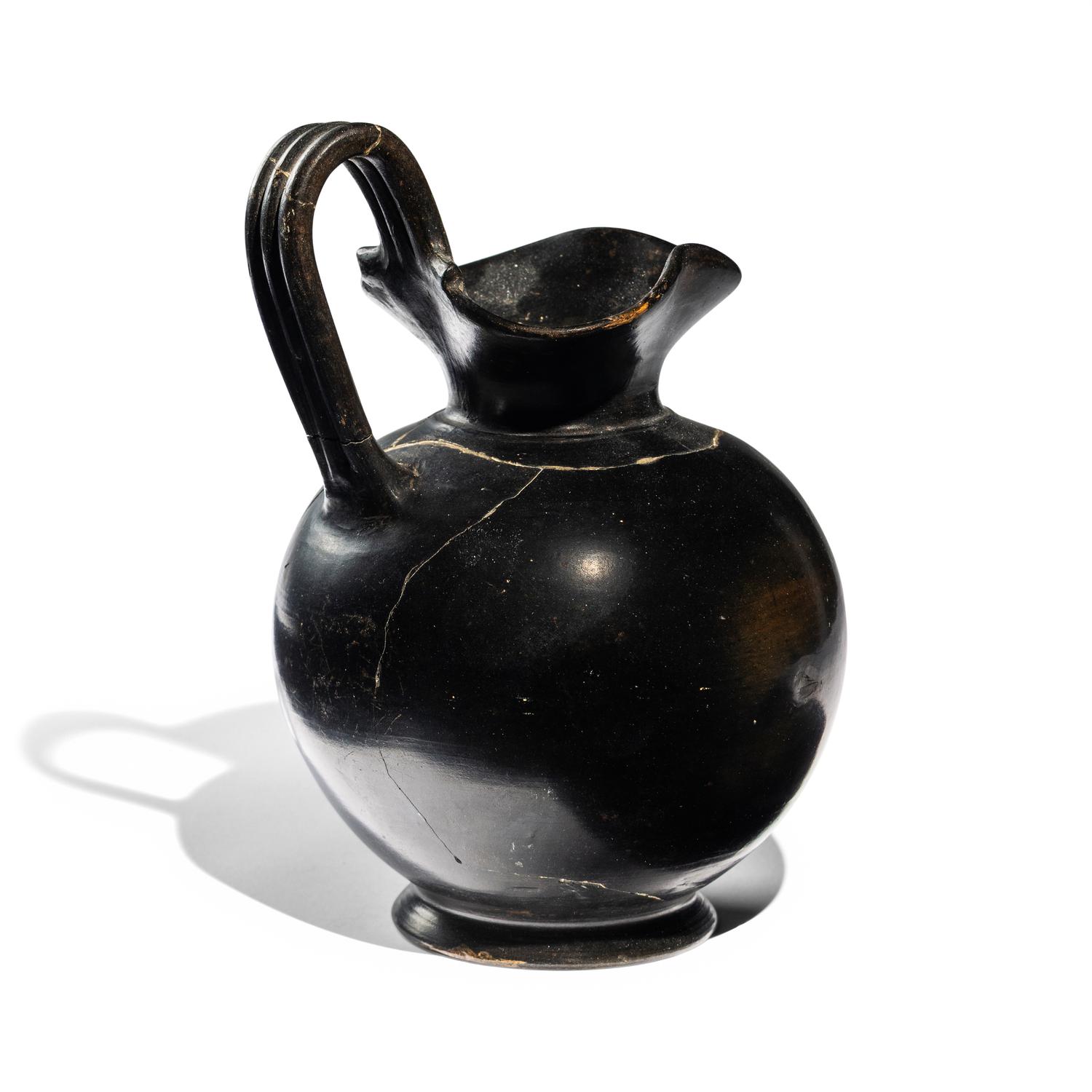 Etruscan Bucchero Oinochoe