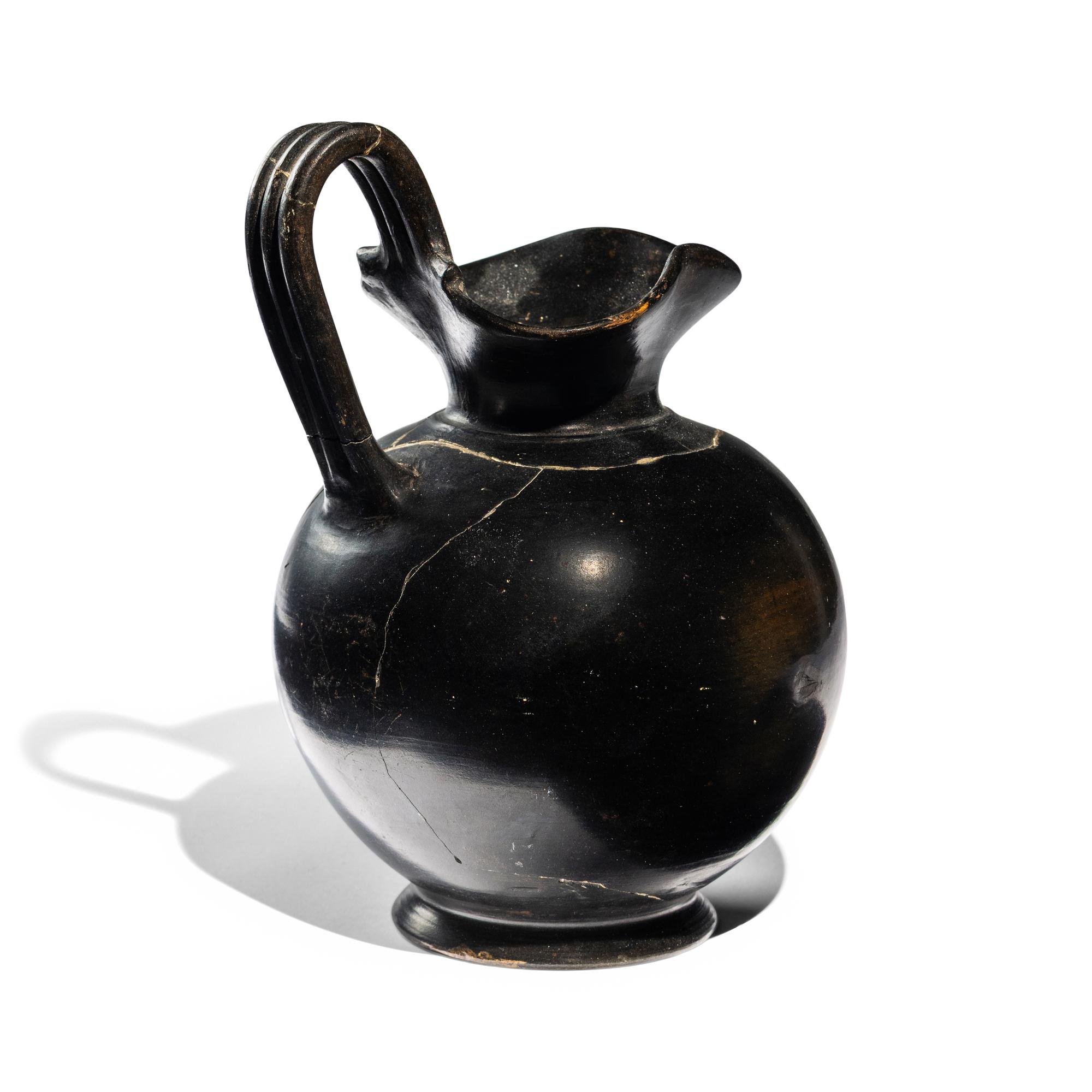 Etruscan Bucchero Oinochoe