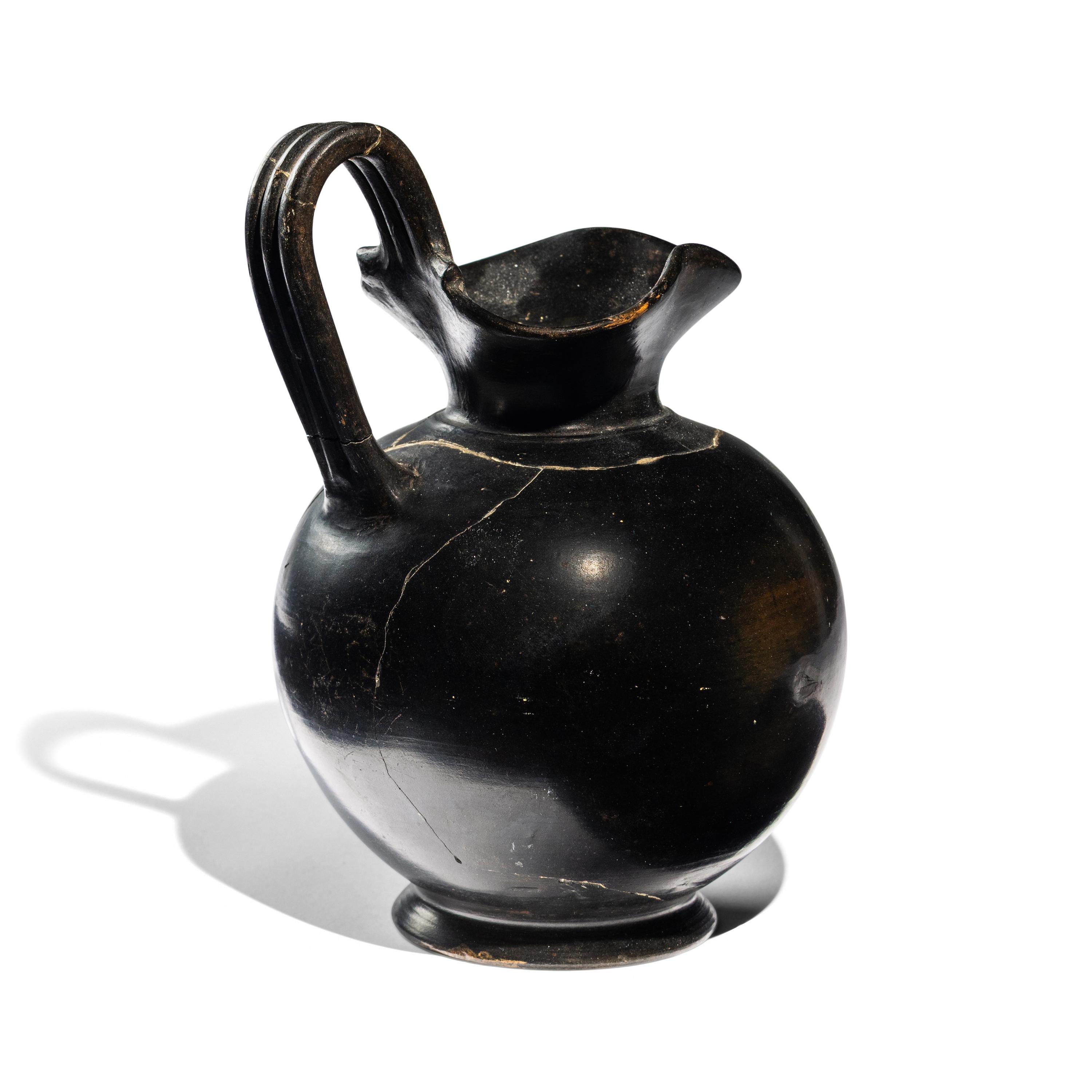 Etruscan Bucchero Oinochoe