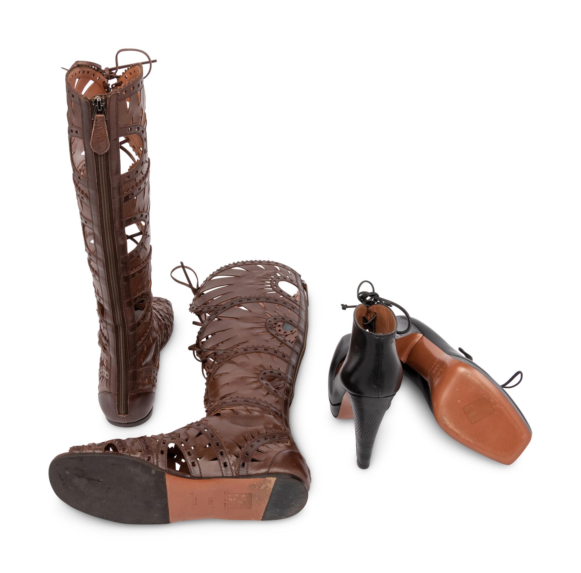 Two Pairs of Alaïa Shoes