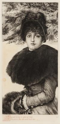 Promenade dans la neige (A Winter's Walk) , 1880