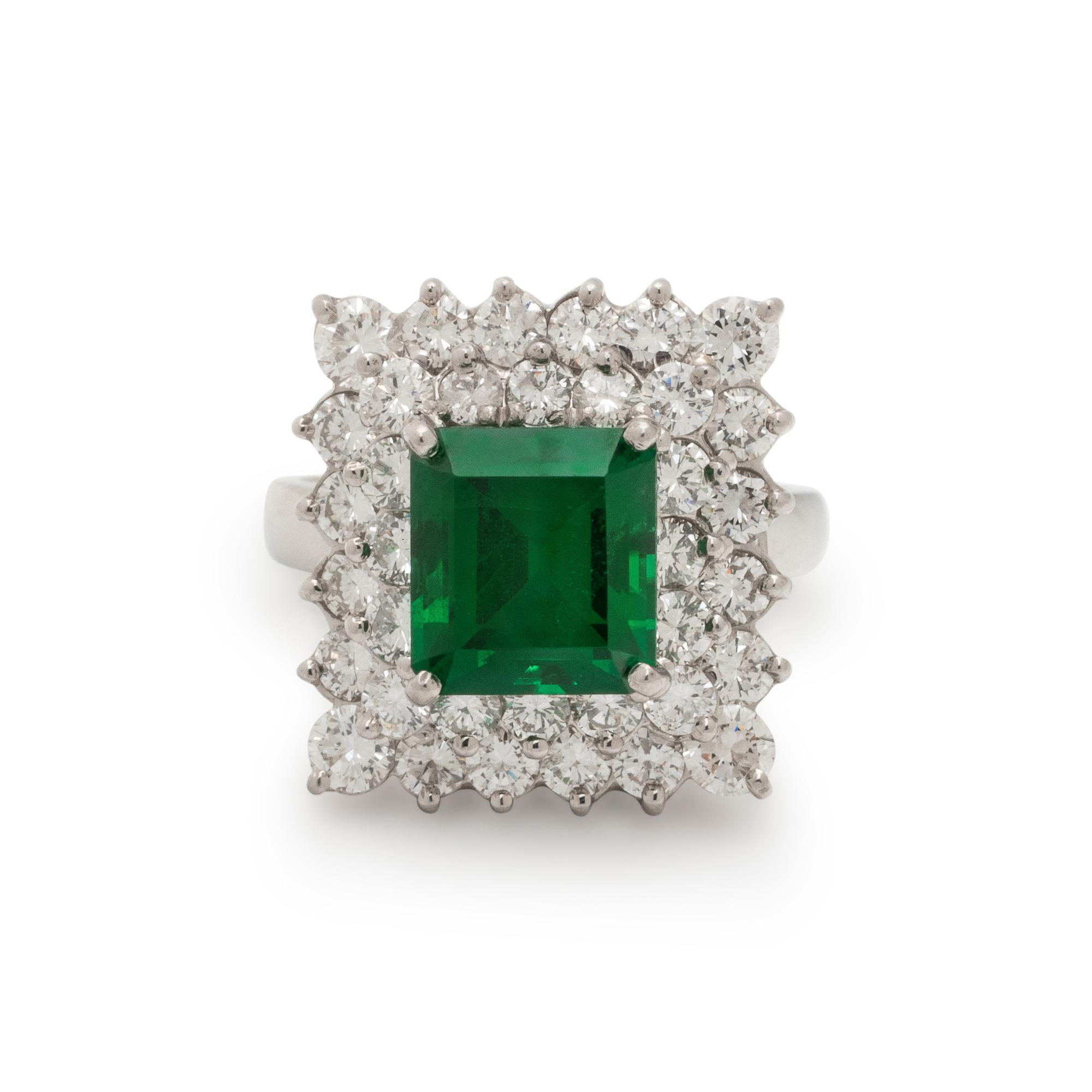 TSAVORITE GARNET AND DIAMOND CONVERTIBLE PENDANT RING