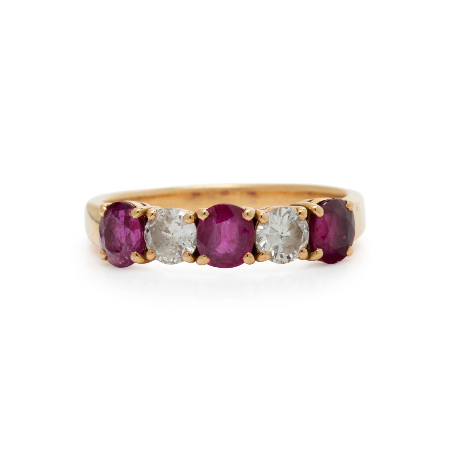 RUBY AND DIAMOND RING