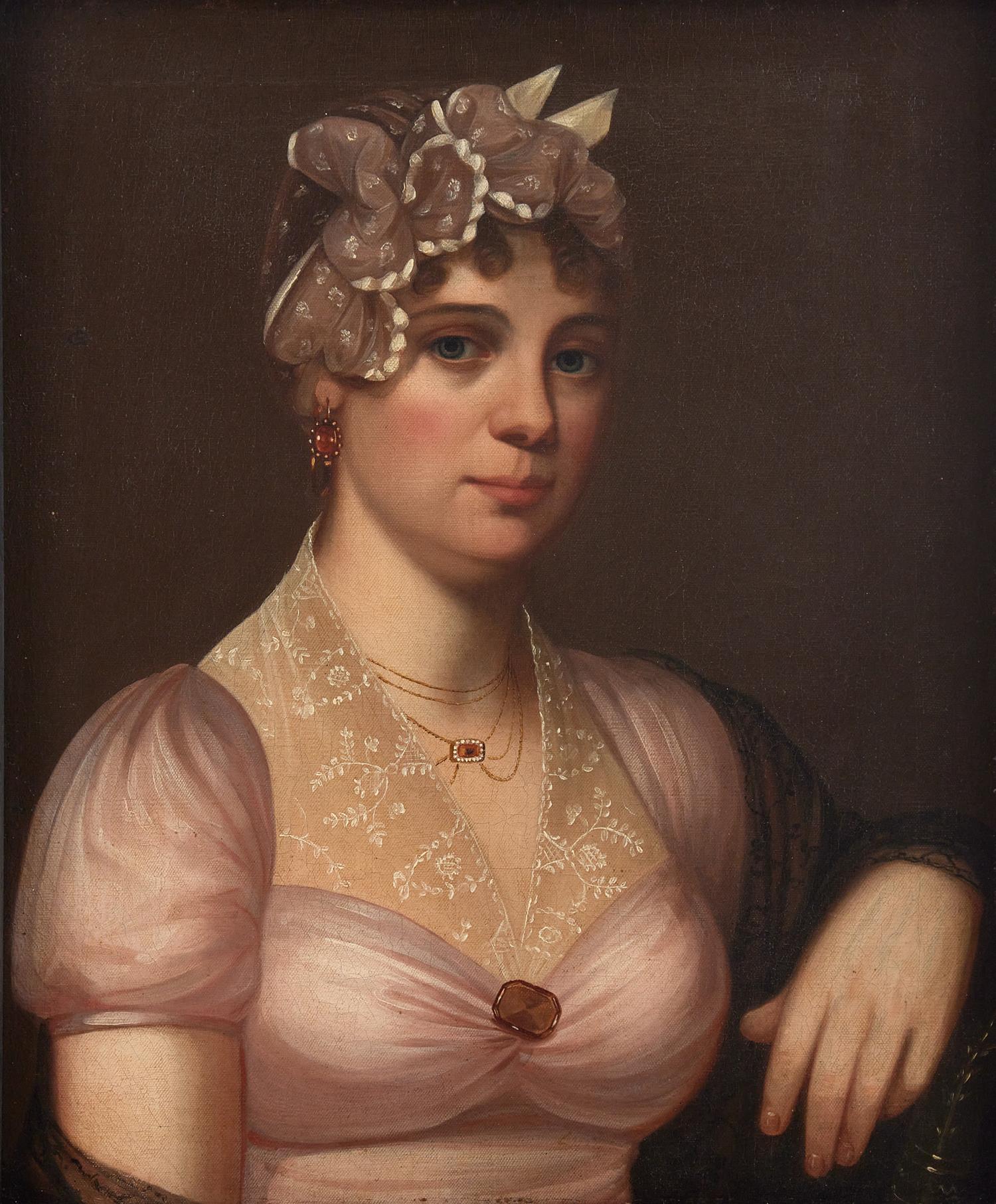 Abraham G.D. Tuthill (1776-1843), A Pair Of Portraits: A Lady And Gentleman