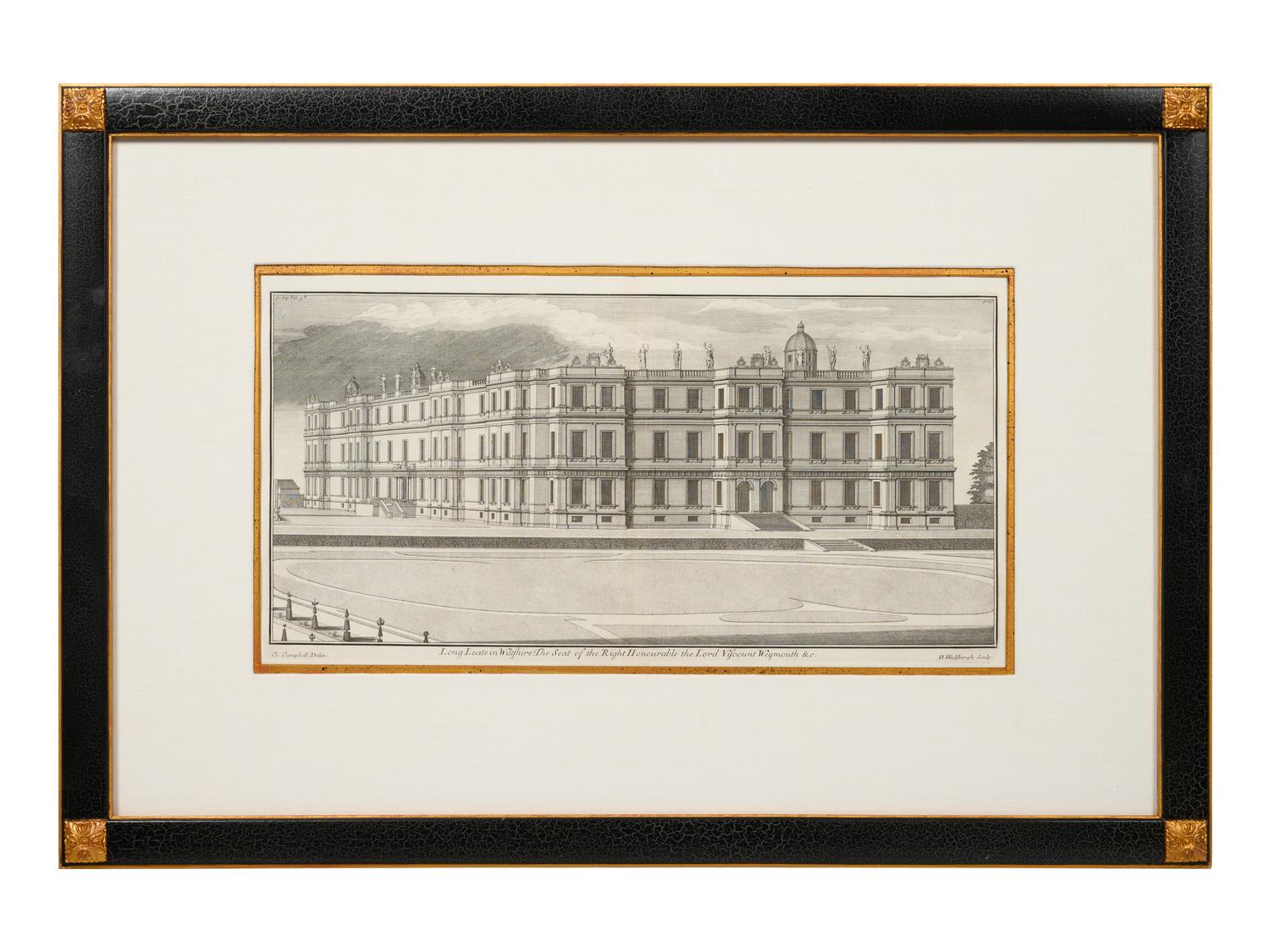 A Set of Three Architectural Engravings