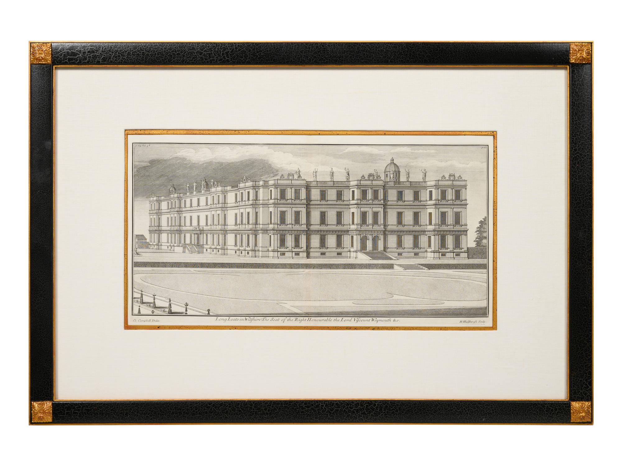 A Set of Three Architectural Engravings